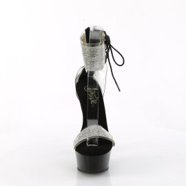 Pleaser DELIGHT-627RS Sandali Con Plateau Trasparente...