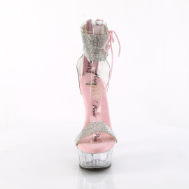 Pleaser DELIGHT-627RS Sandali Con Plateau Trasparente...