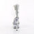 Pleaser DELIGHT-627RS Sandali Con Plateau Trasparente Strass Trasparente Argento EU-37 / US-7