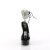 Pleaser DELIGHT-691-2RS Sandali Con Plateau Trasparente Strass Nero EU-35 / US-5
