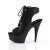 Pleaser DELIGHT-600-20 Stivaletti - Similpelle Nero/Nero Opaco EU-40 / US-10