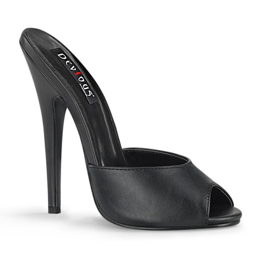 Devious DOMINA-101 Mules Similpelle Nero EU-35 / US-5