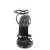 Devious DOMINA-108 Sandali Vernice Nero EU-36 / US-6