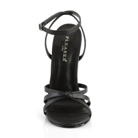 Devious DOMINA-108 Sandali Similpelle Nero EU-37 / US-7