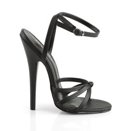 Devious DOMINA-108 Sandali Similpelle Nero EU-38 / US-8