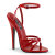 Devious DOMINA-108 Sandali Vernice Rosso EU-40 / US-10