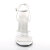 Devious DOMINA-108 Sandali Vernice Bianco EU-37 / US-7