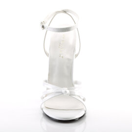 Devious DOMINA-108 Sandali Vernice Bianco EU-41 / US-11