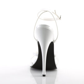 Devious DOMINA-108 Sandali Vernice Bianco EU-42 / US-12