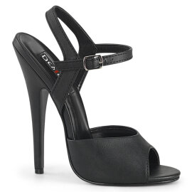 Devious DOMINA-109 Sandali Similpelle Nero EU-44 / US-14