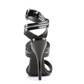 Devious DOMINA-119 Sandali Vernice Nero EU-36 / US-6