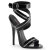 Devious DOMINA-119 Sandali Vernice Nero EU-36 / US-6