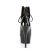Pleaser DELIGHT-600-22 Stivaletti - Vernice Nero/Nero EU-39 / US-9