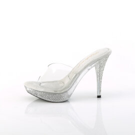 Fabulicious ELEGANT-401 Mules Con Plateau Trasparente EU-39 / US-9