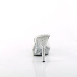Fabulicious ELEGANT-401 Mules Con Plateau Trasparente EU-39 / US-9