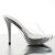 Fabulicious ELEGANT-401 Mules Con Plateau Cromato Trasparente Argento EU-36 / US-6