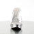Fabulicious ELEGANT-401 Mules Con Plateau Cromato Trasparente Argento EU-40 / US-10