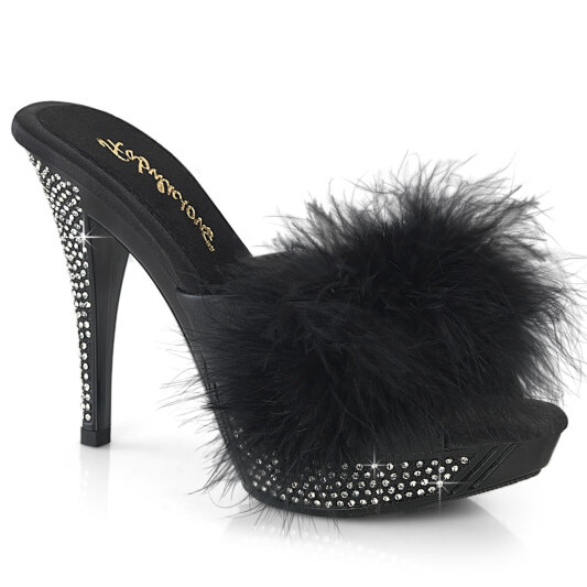 Fabulicious ELEGANT-401F Mules Con Plateau Similpelle Nero EU-36 / US-6