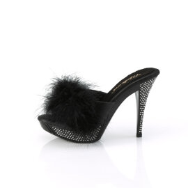 Fabulicious ELEGANT-401F Mules Con Plateau Similpelle Nero EU-38 / US-8