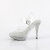 Fabulicious ELEGANT-408 Sandali Con Plateau Trasparente Strass Trasparente EU-38 / US-8