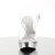 Fabulicious ELEGANT-408 Sandali Con Plateau Cromato Trasparente Argento EU-40 / US-10