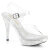 Fabulicious ELEGANT-408ABRS Sandali Con Plateau Trasparente Strass Trasparente EU-36 / US-6