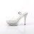 Fabulicious ELEGANT-408ABRS Sandali Con Plateau Trasparente Strass Trasparente EU-38 / US-8