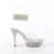 Fabulicious ELEGANT-442 Sandali Con Plateau Trasparente EU-35 / US-5