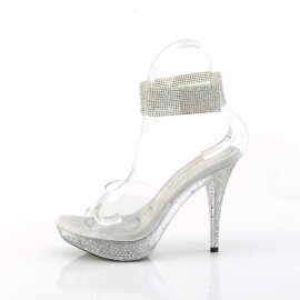 Fabulicious ELEGANT-442 Sandali Con Plateau Trasparente EU-36 / US-6