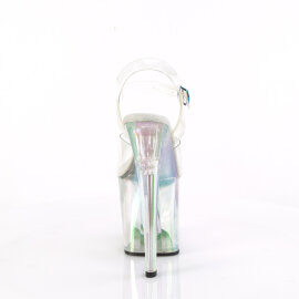 Pleaser ENCHANT-708HT Sandali Con Plateau Trasparente Holo Fumo Multicolore EU-35 / US-5