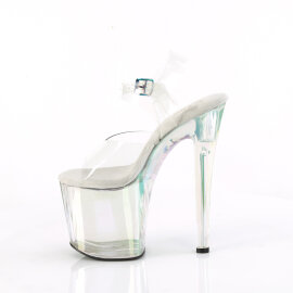 Pleaser ENCHANT-708HT Sandali Con Plateau Trasparente Holo Fumo Multicolore EU-40 / US-10
