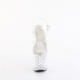 Pleaser ENCHANT-708RS Sandali Con Plateau Trasparente...
