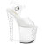 Pleaser ENCHANT-708RS Sandali Con Plateau Trasparente Strass Trasparente EU-37 / US-7