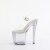 Pleaser ENCHANT-708RS-01 Sandali Con Plateau Trasparente Strass Trasparente EU-38 / US-8