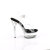 Pleaser EXCITE-608 Sandali Con Plateau Trasparente Nero EU-35 / US-5