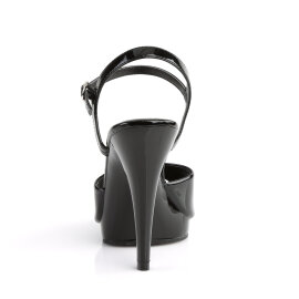 Fabulicious FLAIR-409 Sandali Vernice Nero EU-36 / US-6