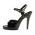 Fabulicious FLAIR-409 Sandali Vernice Nero EU-36 / US-6