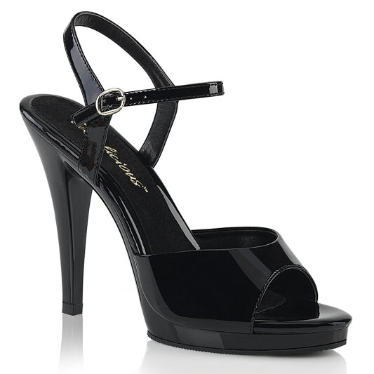 Fabulicious FLAIR-409 Sandali Vernice Nero EU-44 / US-14