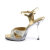 Fabulicious FLAIR-419/G/C Sandali Trasparente Glitter Oro EU-43 / US-13