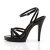Fabulicious FLAIR-436 Sandali Vernice Nero EU-35 / US-5