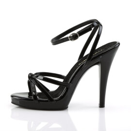 Fabulicious FLAIR-436 Sandali Vernice Nero EU-42 / US-12