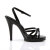 Fabulicious FLAIR-436 Sandali Vernice Nero EU-42 / US-12