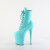 Pleaser FLAMINGO-1020 Stivaletti Con Plateau Vernice Turchese EU-37 / US-7