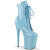 Pleaser FLAMINGO-1020 Stivaletti Con Plateau Vernice Blu EU-43 / US-13