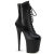 Pleaser FLAMINGO-1020 Stivaletti Con Plateau Pelle Nero EU-41 / US-11