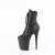 Pleaser FLAMINGO-1020 Stivaletti Con Plateau Pelle Nero EU-41 / US-11