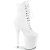 Pleaser FLAMINGO-1020 Stivaletti Con Plateau Similpelle Bianco EU-37 / US-7