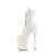 Pleaser FLAMINGO-1020 Stivaletti Con Plateau Similpelle Bianco EU-37 / US-7