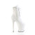 Pleaser FLAMINGO-1020 Stivaletti Con Plateau Similpelle Bianco EU-37 / US-7