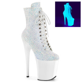 Pleaser FLAMINGO-1020LG Stivaletti Con Plateau Glitter...